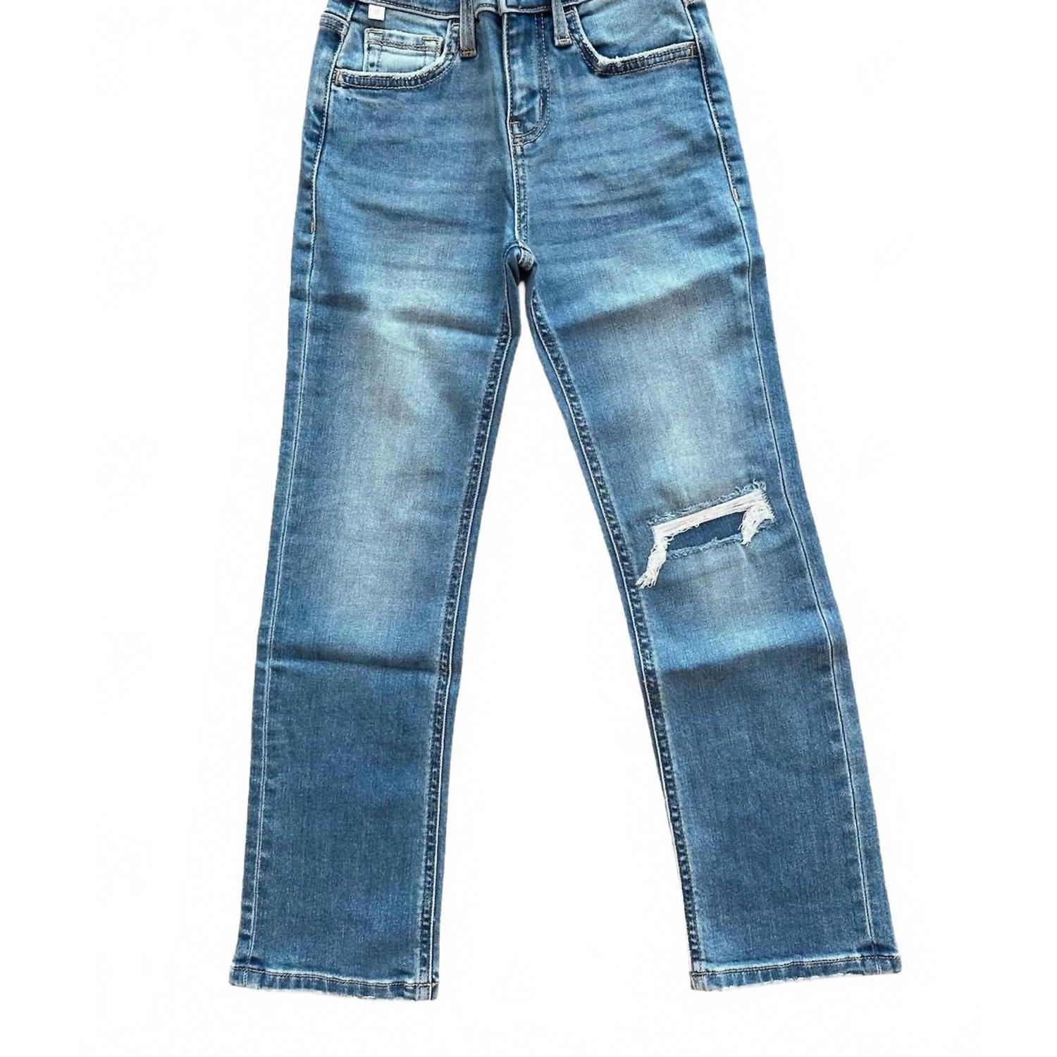 New Ceros Women's 90's Vintage Dad Jeans In Medium Blue Wash